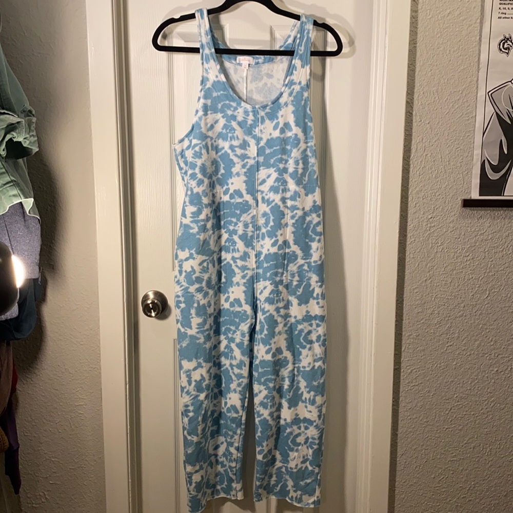 Colsie M tie-dye sleep jumpsuit